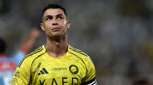 Soccer Football - Saudi Pro League - Al Nassr v Al Riyadh - Al-Awwal Park, Riyadh, Saudi Arabia - September 20, 2025 Al Nassr's Cristiano Ronaldo REUTERS/Hamad I Mohammed/Foto: Hamad I Mohammed