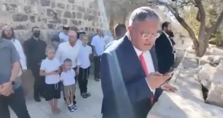 itamar ben-gvir, molitva, al-aksa, izrael, muslimani/Screenshot