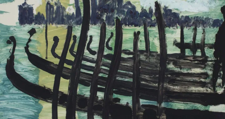 Slavko Šohaj: "Venecija", 1984, Nacionalni muzej moderne umjetnosti, Zagreb /GORAN VRANIĆ/Picasa