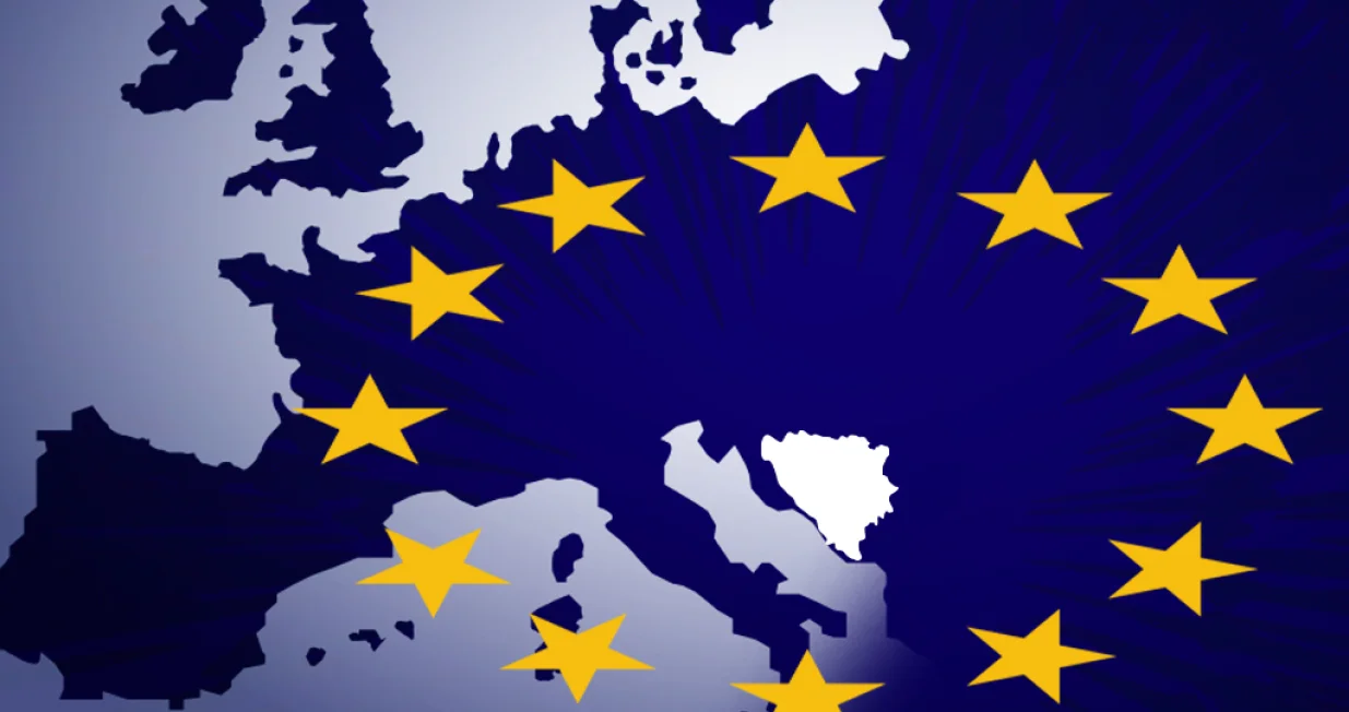 Vizual za kolumnu, EU, BiH, evropska unija/Benjamin Krnić