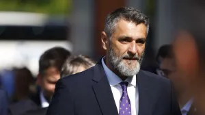 Emir Suljagić u Potočarima/Damir Deljo