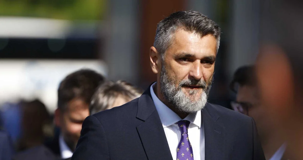 Emir Suljagić u Potočarima/Damir Deljo