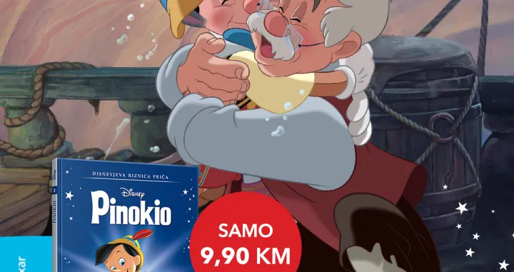 DISNEYJEVA RIZNICA PRIČA – KLASICI ZA SVE GENERACIJEDruga knijga – Pinokio je na kioscima!/