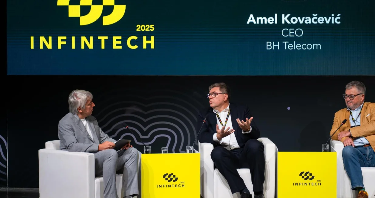Amel Kovačević na INFINTECH konferenciji: "Pravo liderstvo se ne testira u mirnim vodama, već u oluji"/