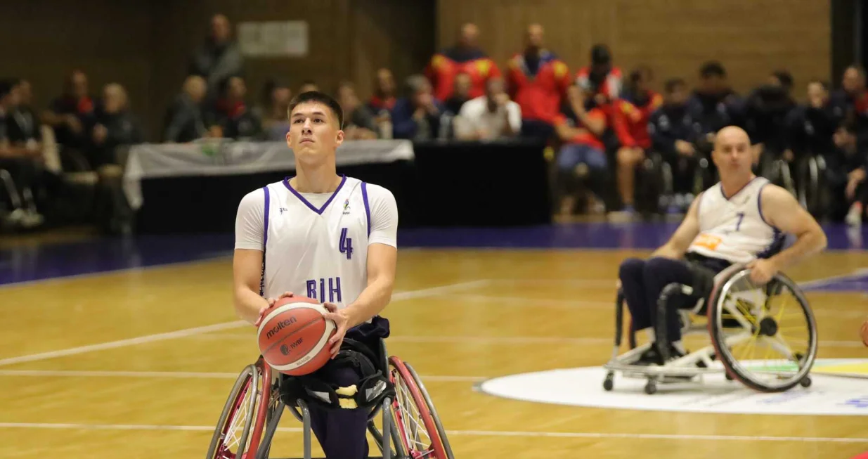 BiH - Poljska, ko&scaron;arka u kolicima/Foto: 