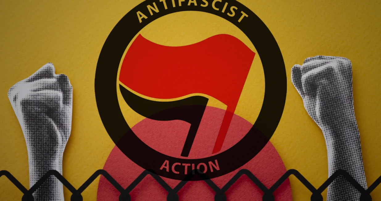 Vizual za kolumnu faruka šehića - A kao antifa, antifašizam/Benjamin Krnić