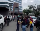 People gather in an open area following an earthquake of magnitude 7.5 that struck offshore in the southern Philippines, in Davao City, Mindanao, Philippines, October 10, 2025, in this screengrab obtained from a social media video. Francis Magbanua/via REUTERS THIS IMAGE HAS BEEN SUPPLIED BY A THIRD PARTY. MANDATORY CREDIT. NO RESALES. NO ARCHIVES. Verification:вЂЁReuters was able to verify the location from building characteristics and business signage that matched file images.вЂЁDate of the video was confirmed by official statements./Francis Magbanua