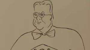 Mahmud Latifić omaž Halidu Bešliću, ilustracija/Mahmud Latifić