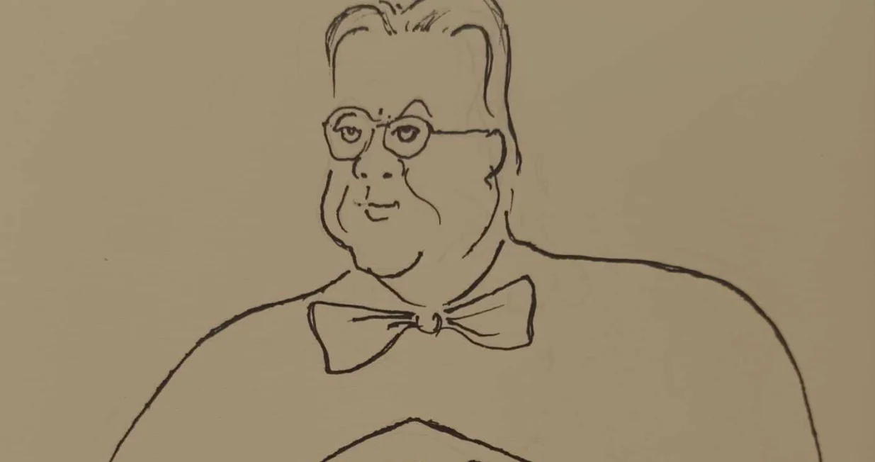 Mahmud Latifić omaž Halidu Bešliću, ilustracija/Mahmud Latifić