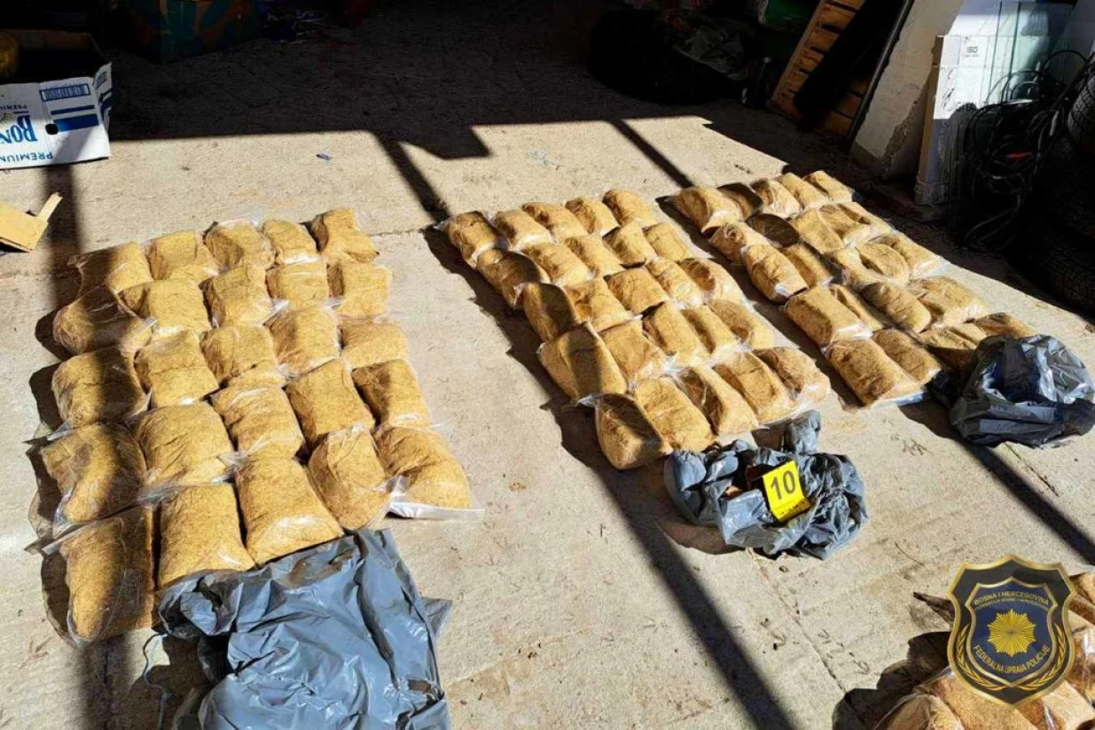 Zaplijenjena je veća količina rezanog duhana/FUP/