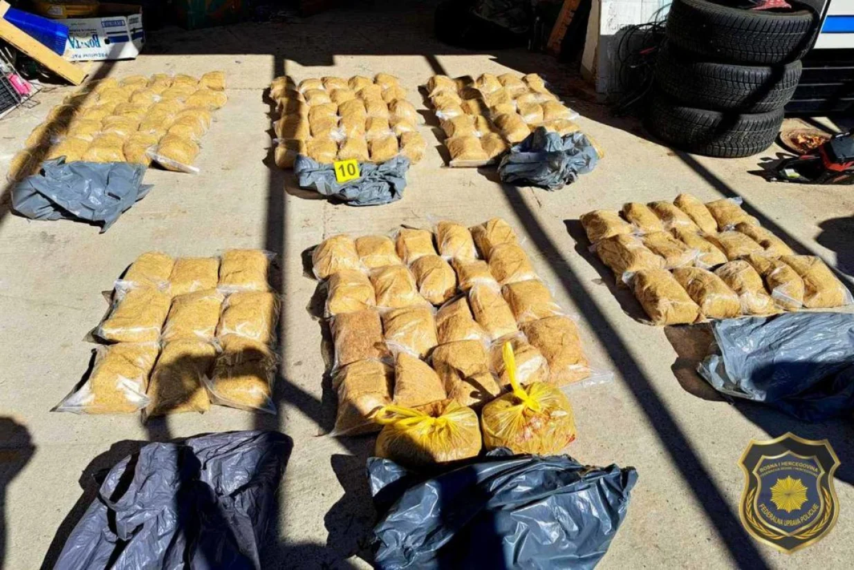 Zaplijenjena je veća količina rezanog duhana/FUP/