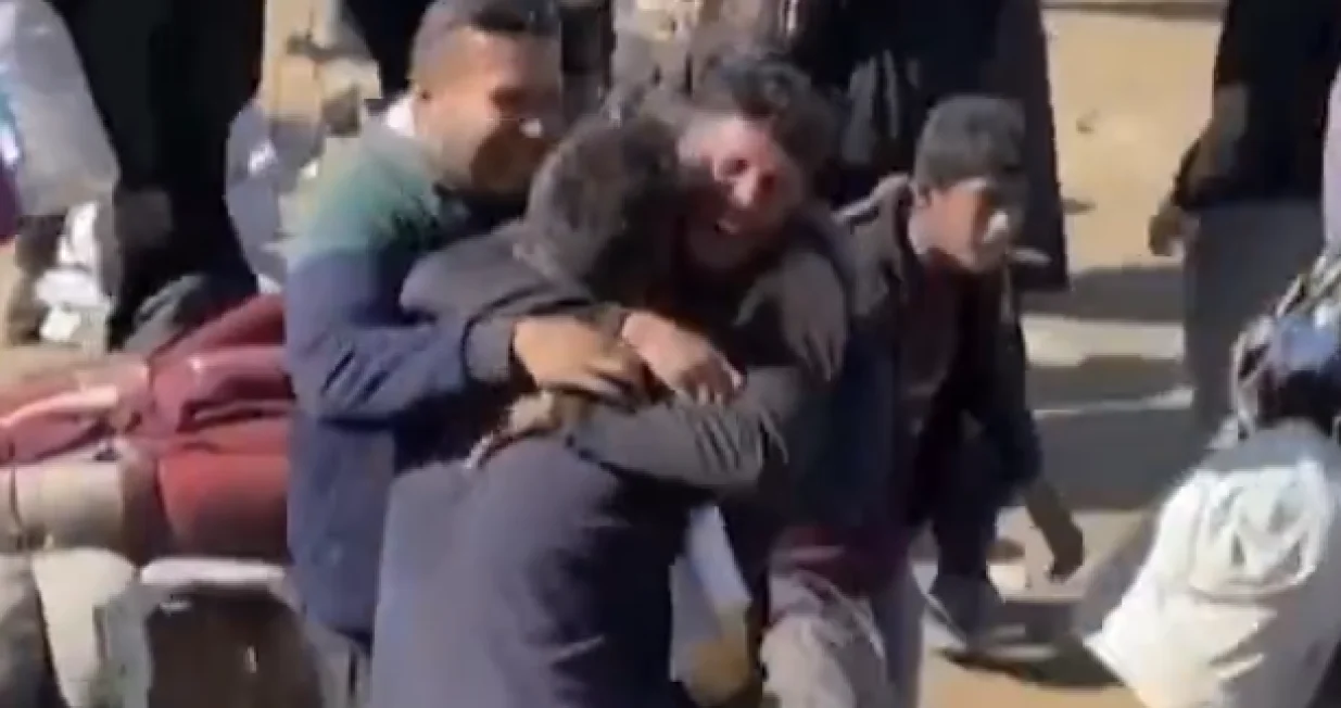 Emotivan snimak - susret braće iz Gaze nakon godine dana razdvojenosti/Global Sumud Flotilla