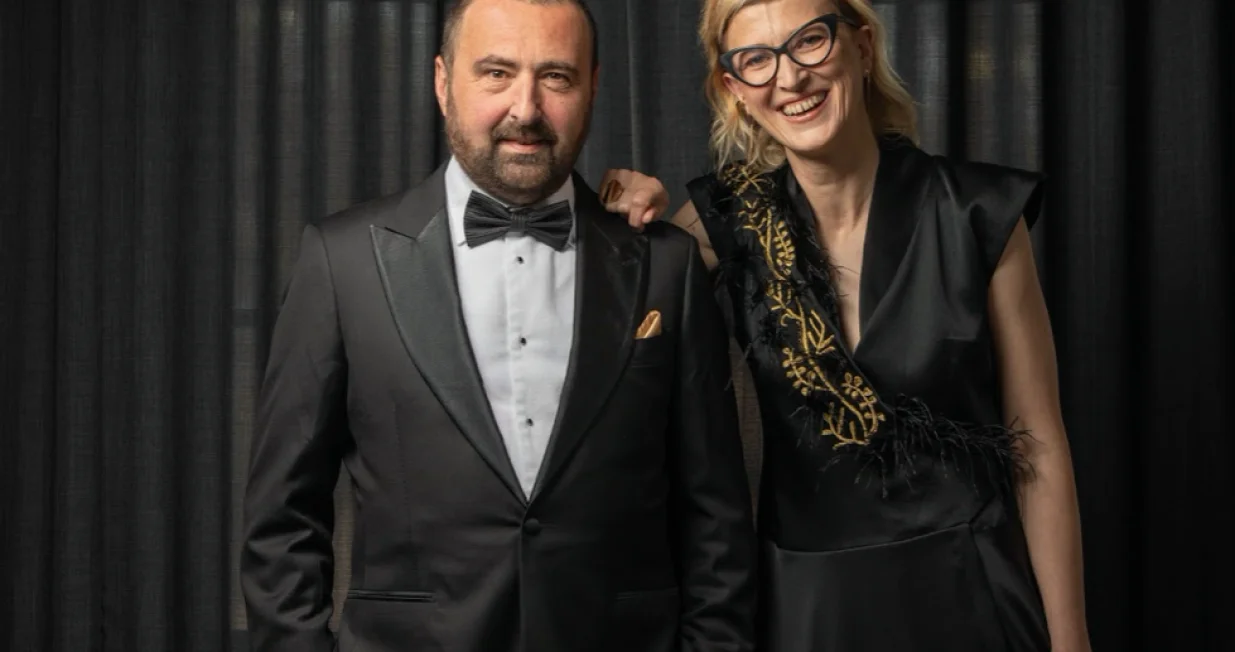 Damir Ibrahimović i Jasmila Žbanić na 93. dodjeli Oscara/Deblokada/facebook