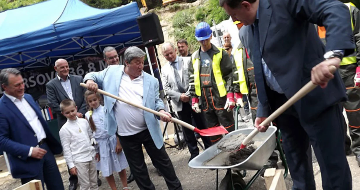 dodik rašid serdarov HE Mrsovo kamen temeljac/Радоје Тасић