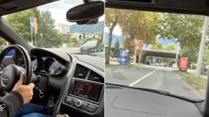 bahata vožnja, ciglane, audi/Screenshot