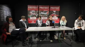 Protestni skup Bosna i Hercegovina za slobodnu Palestinu/Senad Gubelić