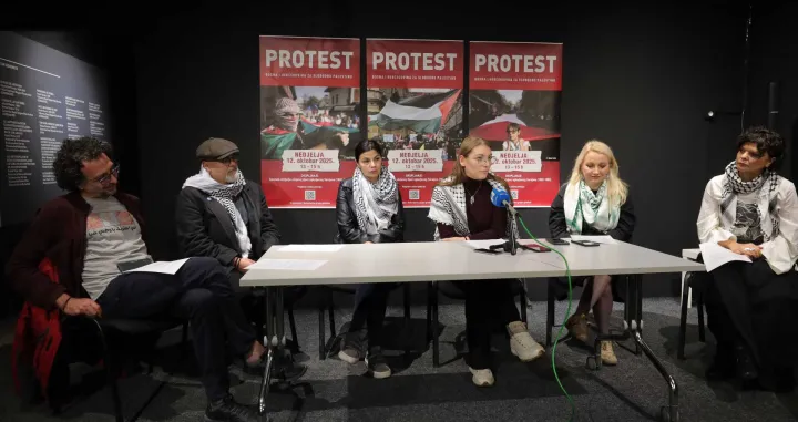 Protestni skup Bosna i Hercegovina za slobodnu Palestinu/Senad Gubelić