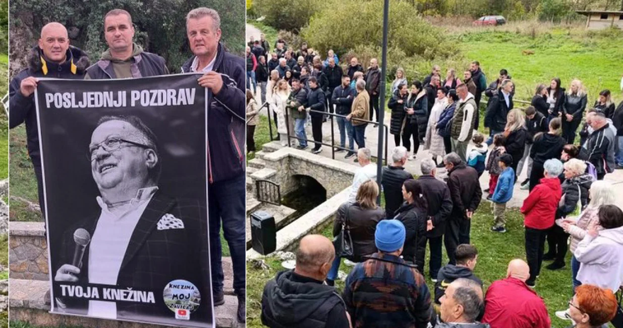 Halidu Bešiliću je odata počast u njegovom rodnom kraju/N1/Facebook// N1/facebook