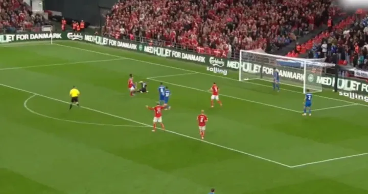 Danska u prvom poluvremenu postigla tri gola protiv Grčke (FOTO: Screenshot)/Foto: 