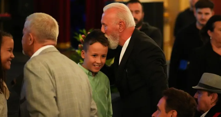 Sa komemoracije u Narodnom pozorištu/Nidal Šaljić/