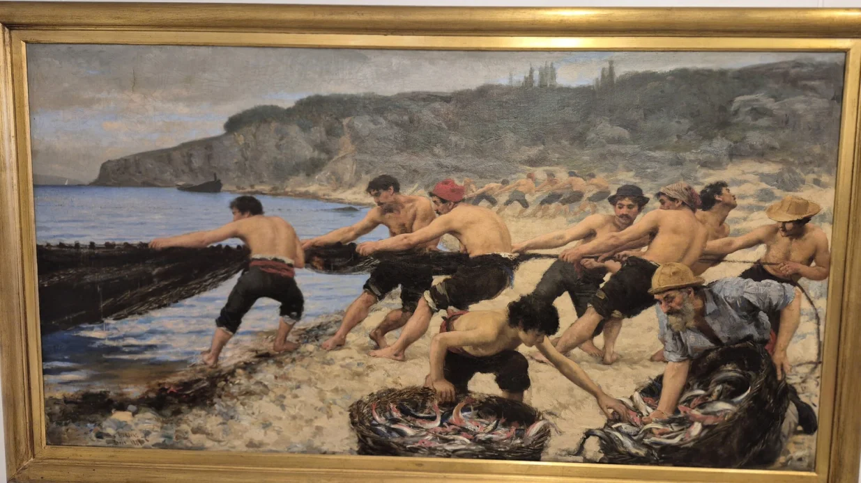 Vlaho Bukovac: "Ribari"/