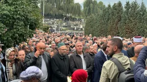 Dženaza Halidu Bešliću na groblju Bare, groblje Bare/Amir Papić