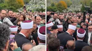 Muhamed ef. Velić, ukopan Halid Bešlić//