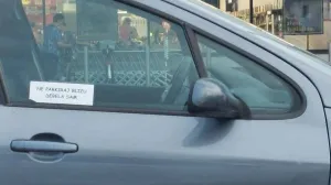 Vinkovčanka ostavila poruku na automobilu, postala je hit//