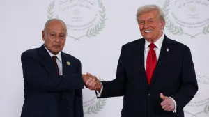 Trump i Ahmed Aboul Gheit/Suzanne Plunkett