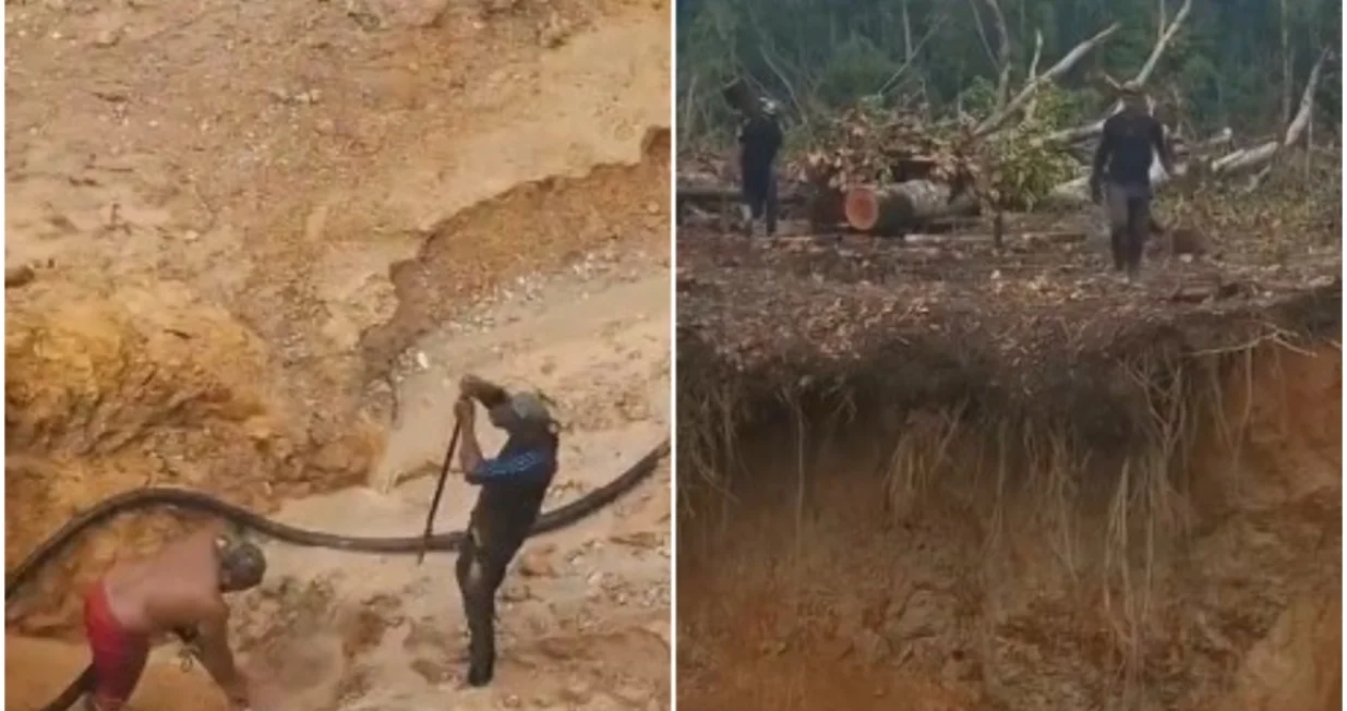 Spasioci na terenu/Printscreen/X.com//