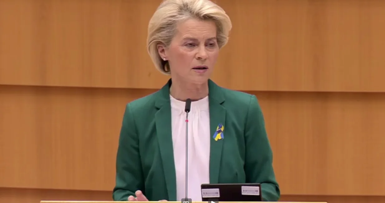 ursula von der leyen sarajevoschreenshot/