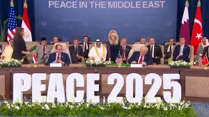 Ceremonija potpisivanja mirovnog plana/Screenshot/