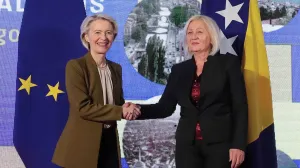 Ursula von der Leyen i Borjana Krišto, sastanak u Sarajevu/Damir Deljo
