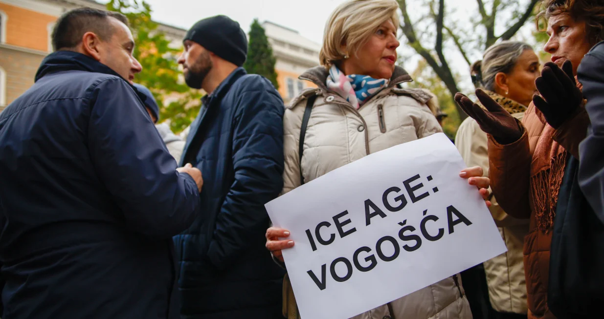 Protesti za grijanje Vogošća/Damir Deljo