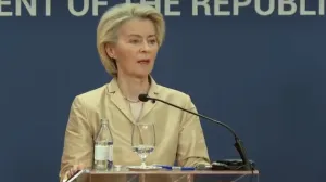 ursula von der leyen, posjeta, srbija, konferencija/Screenshot