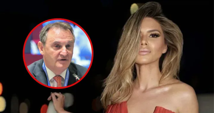 Melina Džinović i biznismen Toplica Spasojević, negirao da je vjerio/Namik Šahinpašić