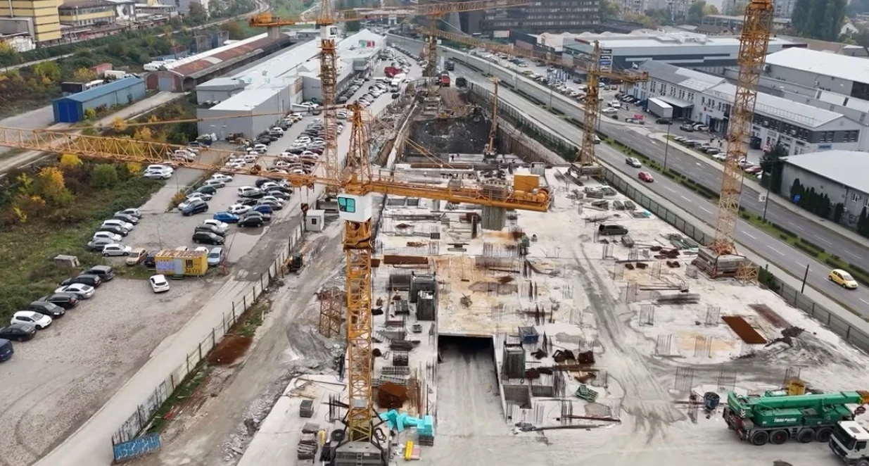 nova sarajka, gradilište nove Sarajke, objekti na pofalićima,/Biznisinfo.ba
