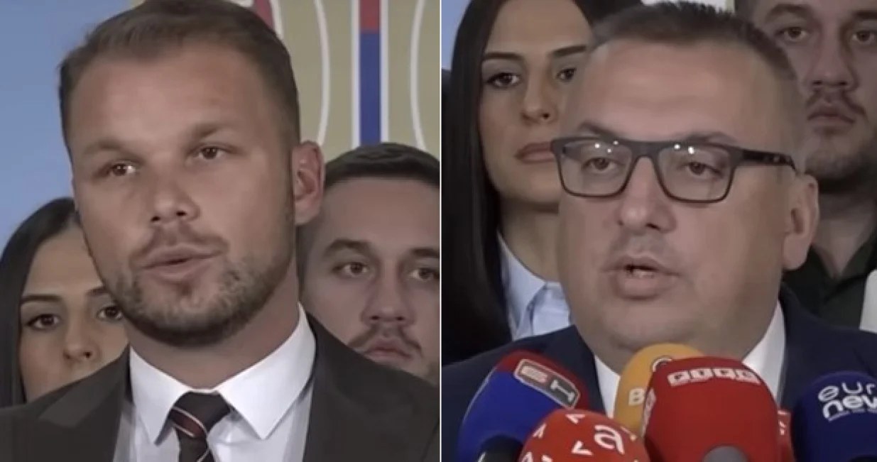Draško Stanivuković i Jovica Radulović/Screenshot/Tok Tv