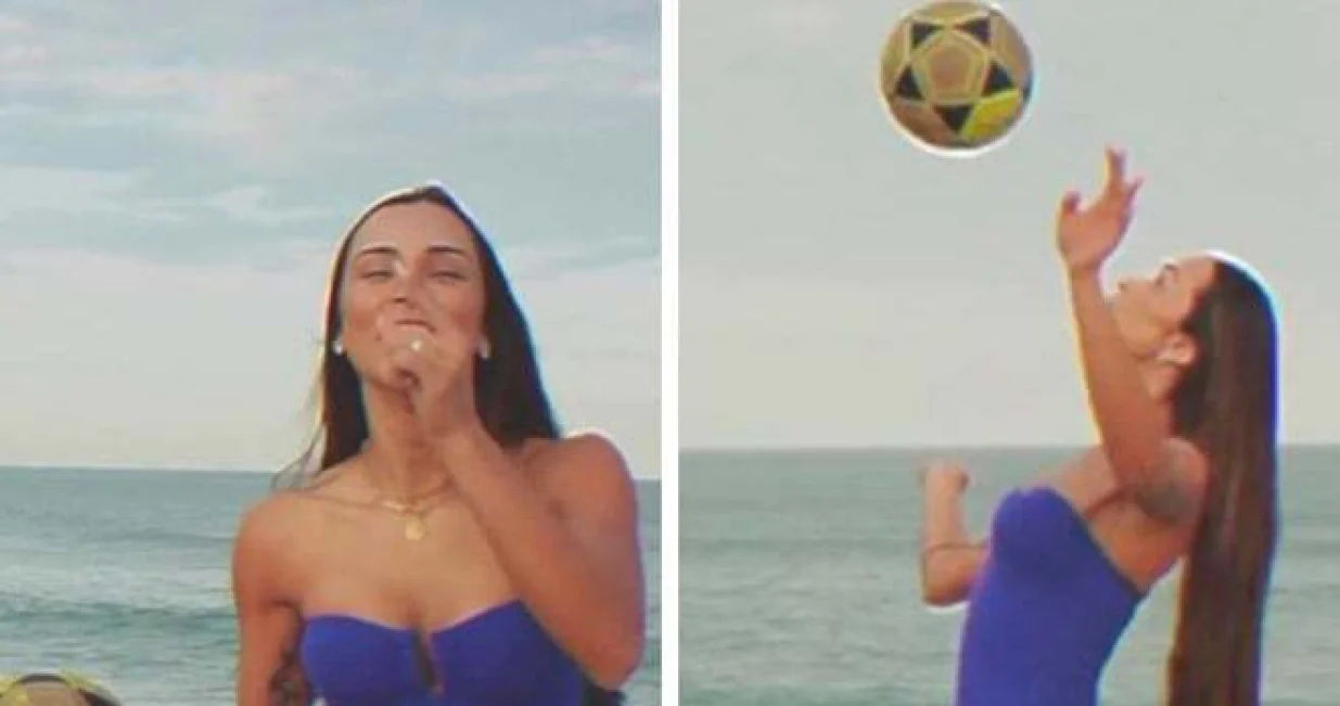 Taina pokazala zavidne vje&scaron;tine sa loptom (FOTO: Kolaž)/Foto: 