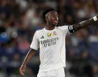 Soccer Football - LaLiga - Levante v Real Madrid - Estadi Ciutat de Valencia, Valencia, Spain - September 23, 2025 Real Madrid's Vinicius Junior reacts REUTERS/Pablo Morano/Foto: Pablo Morano
