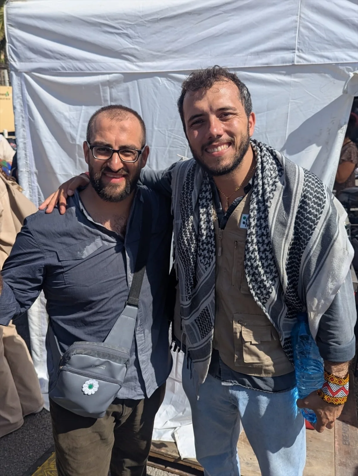 Muhammed Huzeyfe Kucukaytekin iz Sarajeva jedan je od učesnika humanitarne Sumud flote, na putu ka Gazi; Thiago Ávila/Privatni Album