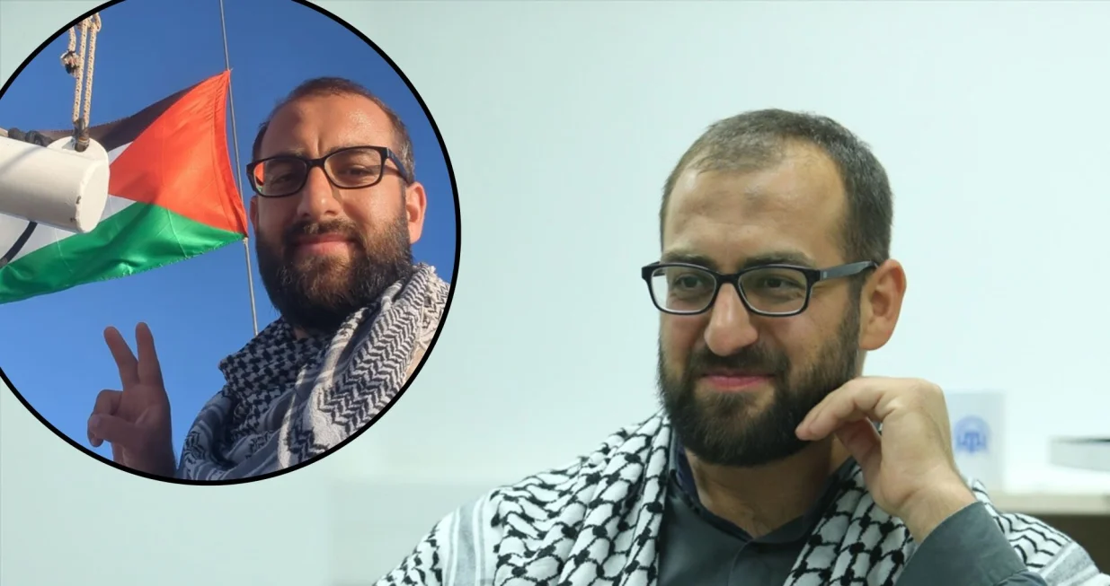 Muhammed Huzeyfe Kucukaytekin iz Sarajeva jedan je od učesnika humanitarne Sumud flote, na putu ka Gazi//