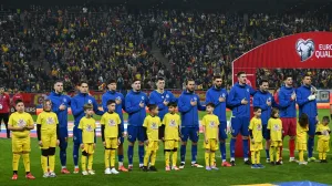 Detalj s utakmice između Rumunije i BiH (FOTO: N/FSBiH)/Foto: 