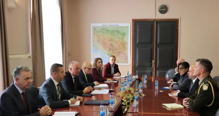 Aleksandar Goganović, Zukan Helez, Ministarstvo odbrane BiH, sastanak sa Amerikancima, John Ginkel i Gregory Holmes/