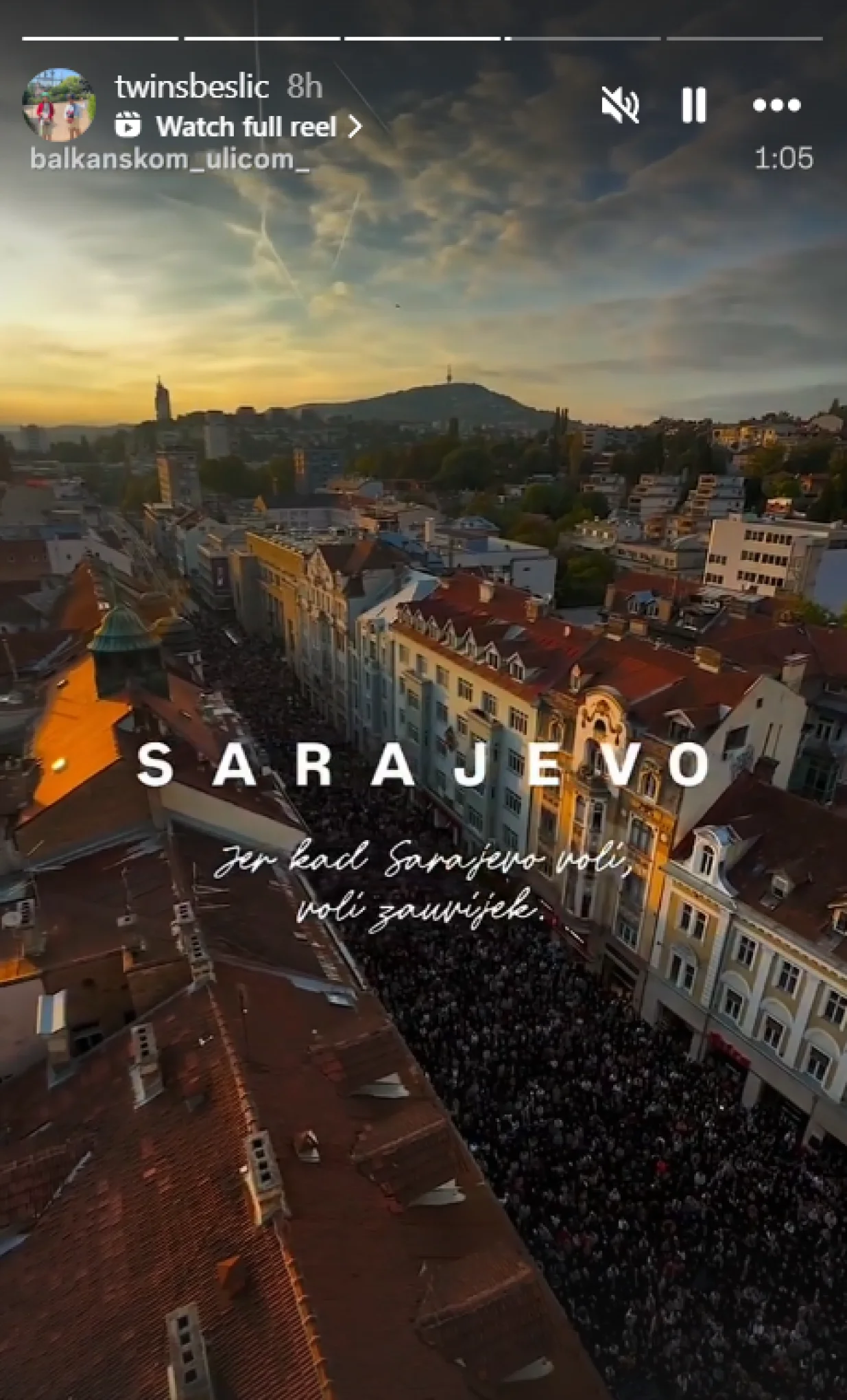 Mahira Bešlić, Halidova snaha, objava na Instagramu/Prtsc