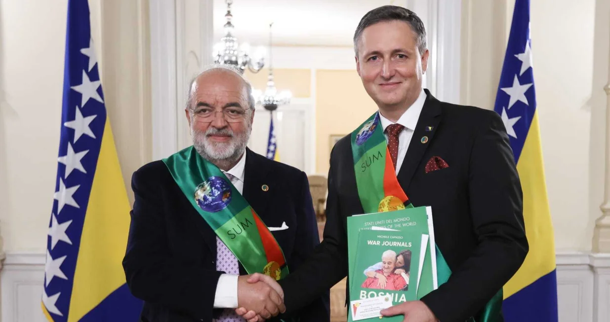 Bećiroviću uručena Memorijalna mediteranska nagrada Ujedinjenih država svijeta/Predsjedništvo Bih