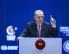 ISTANBUL, TURSKA - 17. OKTOBAR: Turski predsjednik Recep Tayyip Erdogan odrÅ¾ao je govor na Poslovno-ekonomskom forumu Turska-Afrika odrÅ¾anom u Kongresnom centru u Istanbulu, Turska, 17. oktobra 2025. (Arif HÃ¼daverdi Yaman - Anadolu Agency)/