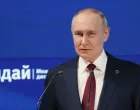 Russia's President Vladimir Putin delivers a speech during the Valdai Discussion Club annual international conference in Sochi, Russia, October 2, 2025. Sputnik/Mikhail Metzel/Pool via REUTERS ATTENTION EDITORS - THIS IMAGE WAS PROVIDED BY A THIRD PARTY./Mikhail Metzel