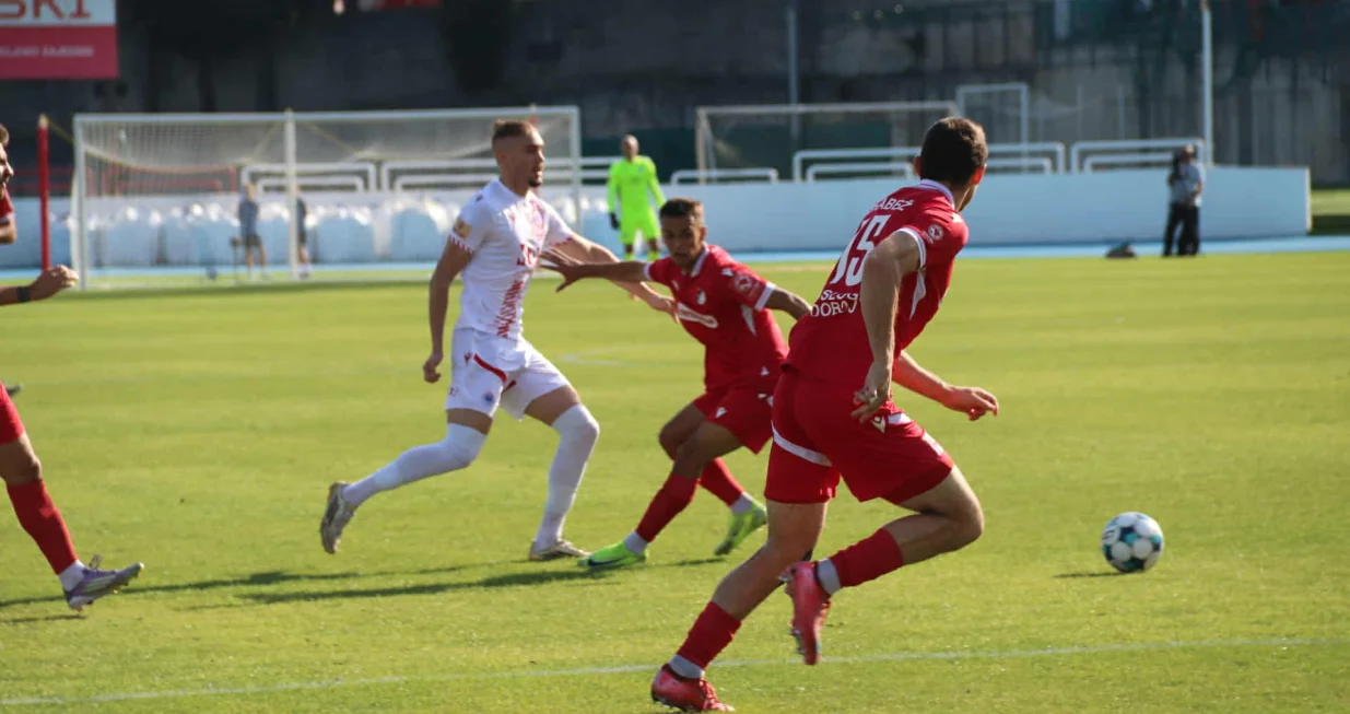 Detalj sa utakmice u Mostaru (FOTO: Sport1.ba)/Foto: 