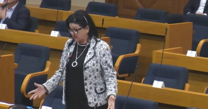 Nataša Radulović, zastupnica SNSD-a i dugogodišnja saradnica Milorada Dodika/Screenshot